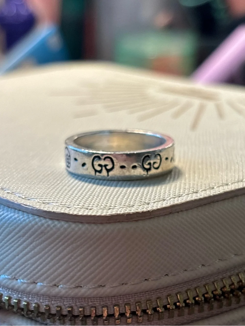 Gucci Ghost Ring Size 9 Sterling Silver